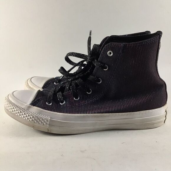 Converse chuck taylor all star womens shoes iridescent purple blue size 6 - Picture 3 of 8